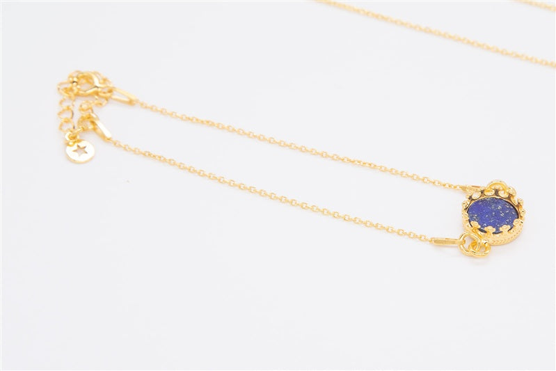 Handgefertigtes Armband aus 925 Silber 24k Gold plattiert mit Edelstein