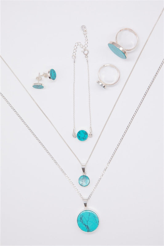 Handgefertigtes Armband aus 925 Silber mit Edelstein