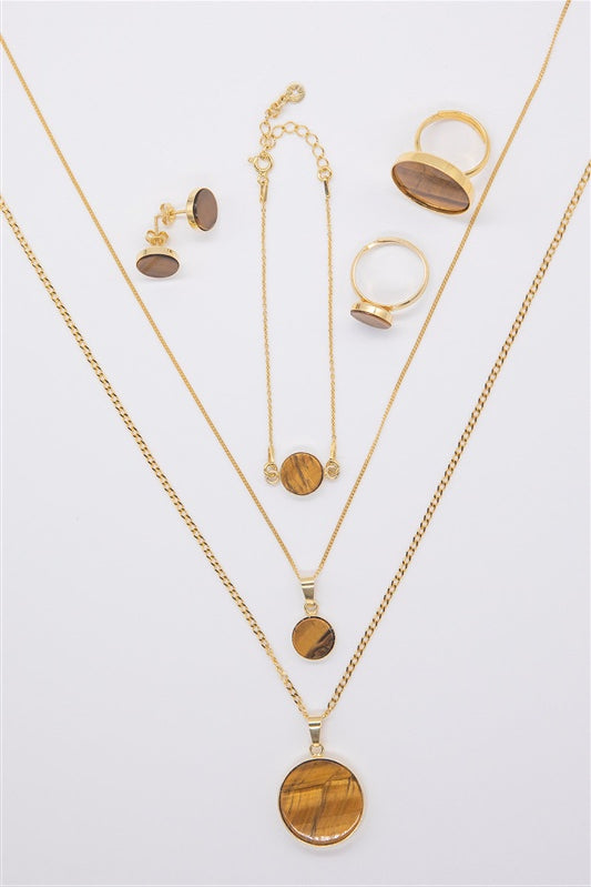 Handgefertigtes Armband aus 925 Silber 24k Gold plattiert mit Edelstein