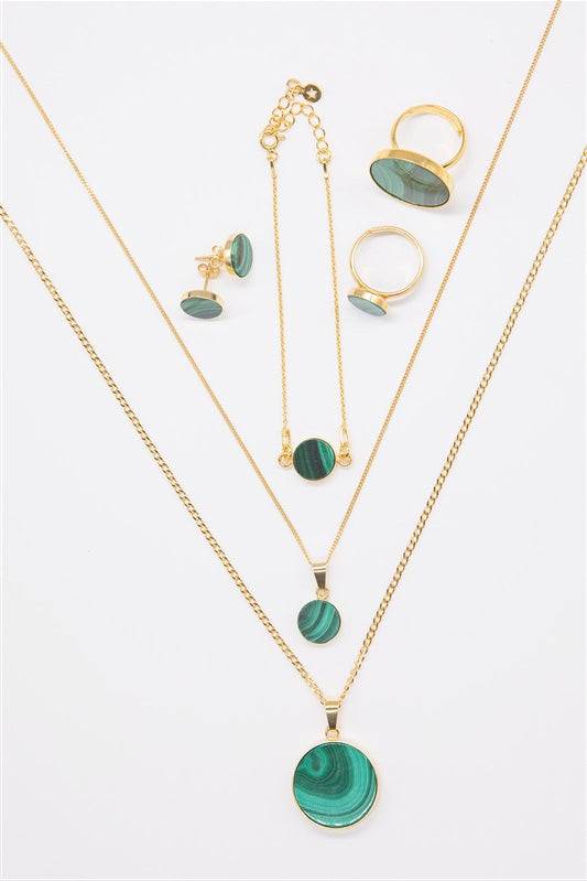 Handgefertigtes Armband aus 925 Silber 24k Gold plattiert mit Edelstein