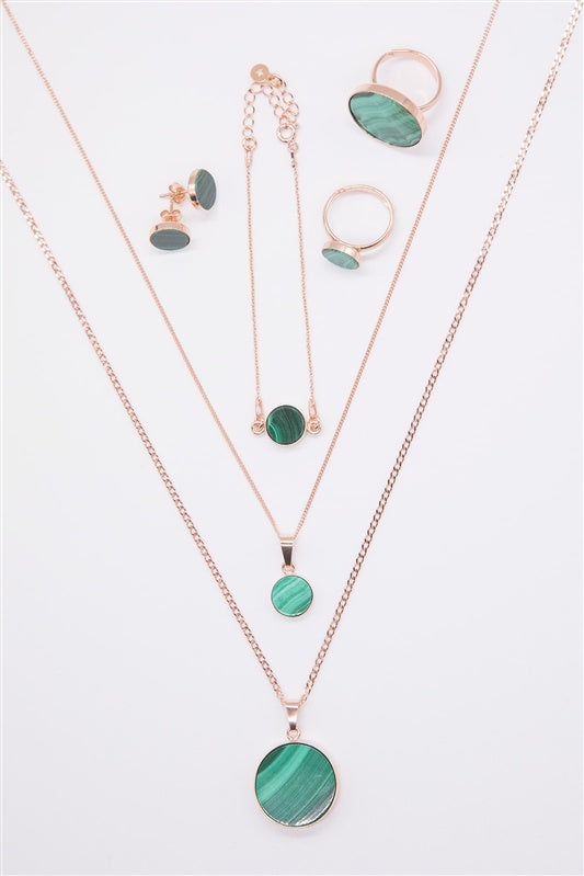 Handgefertigter Ring aus 925 Silber 18k Rosegold plattiert mit Edelstein