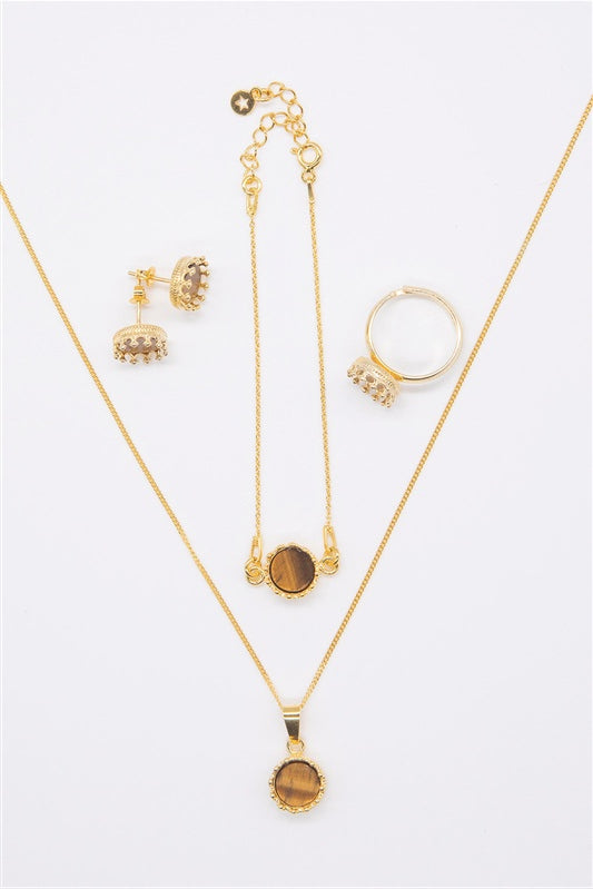 Handgefertigtes Armband aus 925 Silber 24k Gold plattiert mit Edelstein